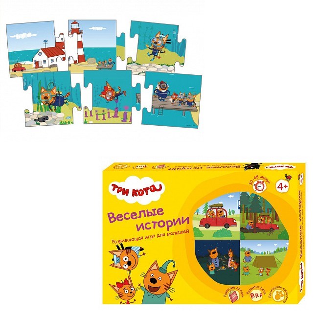 Игра Веселые истории.Три кота С-1052 634-522