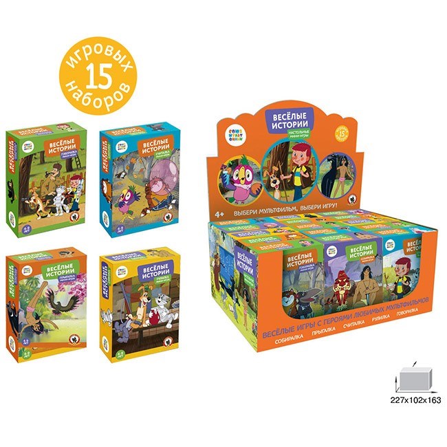 Игра Веселые истории.Мини-игры в ассорт. 03859 634-417