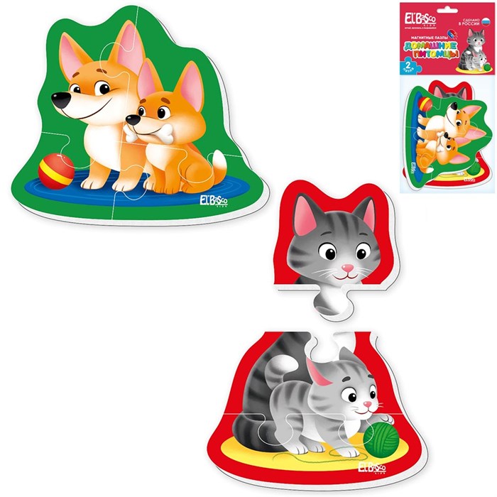 Пазл Магнитный Домашние питомцы ET04-006 834-294