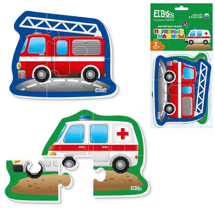 Пазл Магнитный Полезные машины ET04-001 834-289