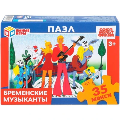 Пазл 35 Макси Бременские музыканты 4630395046213 936-798