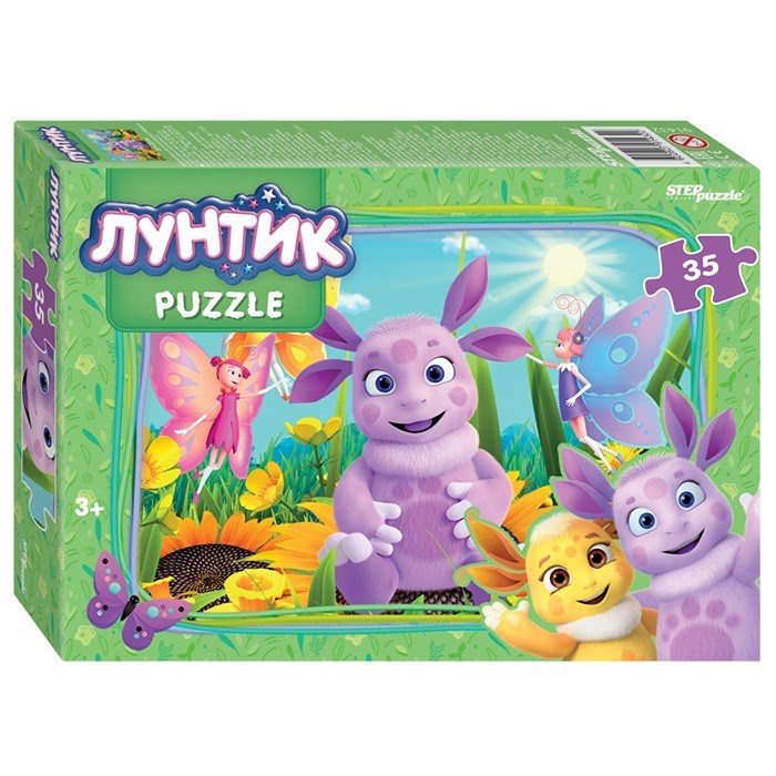 Пазл 35 Лунтик (new 1) 91432 Степ /9/ 833-643