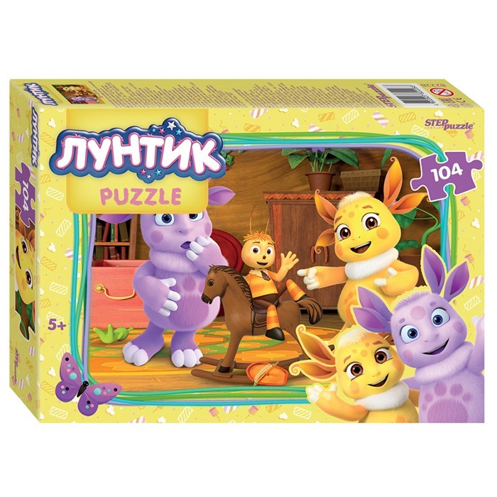 Пазл 104 Лунтик 82228 Степ /48/ 833-626