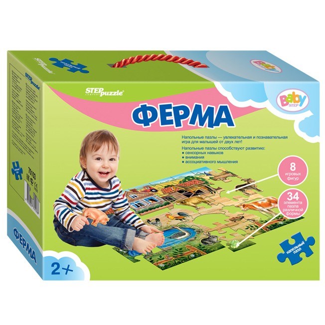 Пазл напольный Ферма 70103 Степ /4/ 332-868