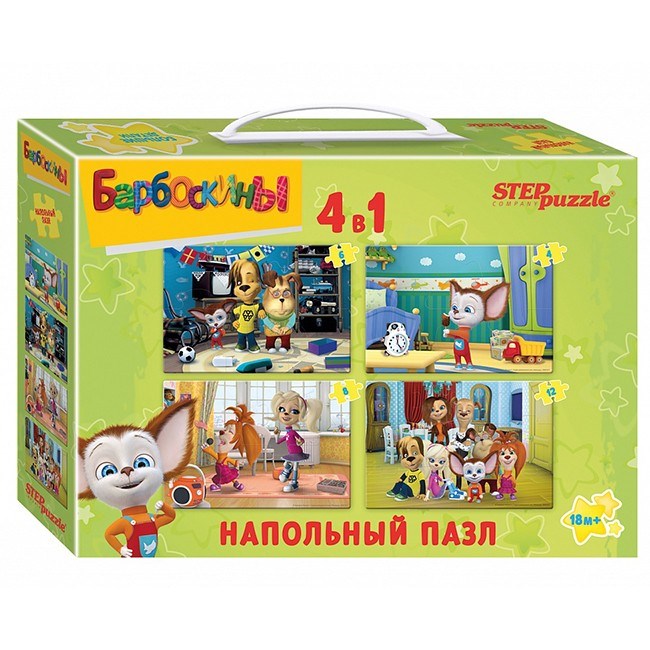Пазл напольный Барбоскины сред. 70154 Степ /6/ 533-420