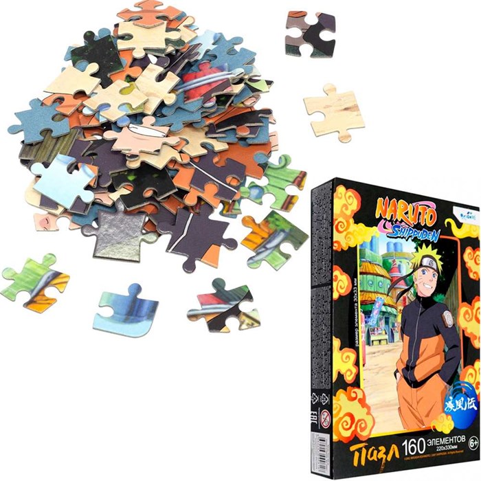 Пазл 160 Naruto.Ниндзя из Канохи 09081 Origami 935-778