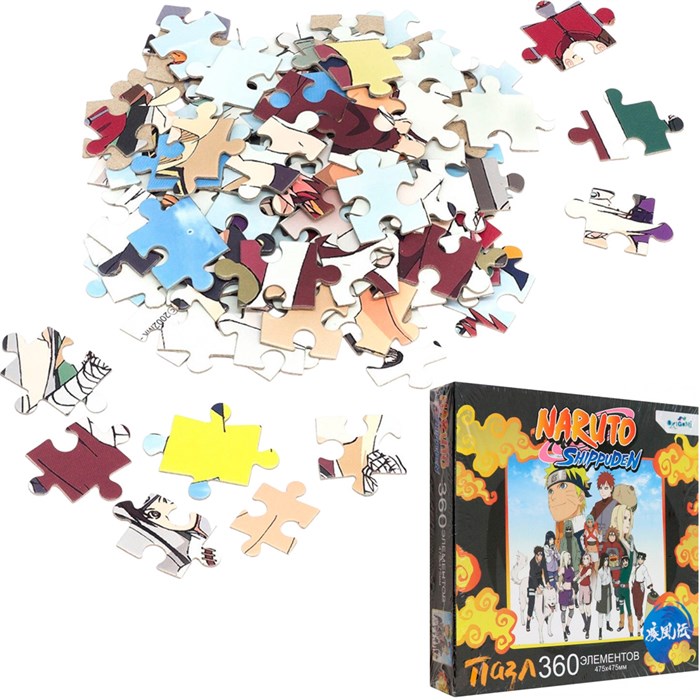 Пазл 360 Naruto.Гаара и Наруто 09084 Origami 935-781
