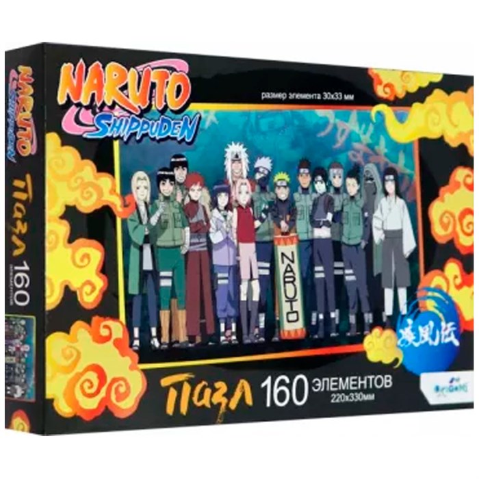 Пазл 160 Наруто.Шиноби скрытого листа 07293 932-680