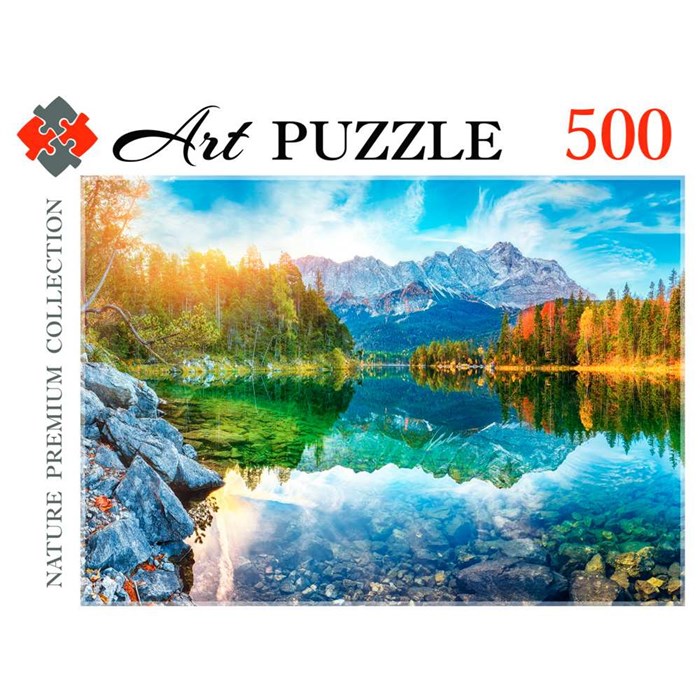 Пазл 500 ГЕРМАНИЯ. ОЗЕРО АЙБЗЕЕ НА РАССВЕТЕ ГИК500-0449 934-966