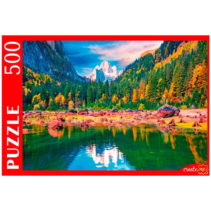 Пазл 500 Озеро в Австрийских Альпах ШТП500-2696 932-062