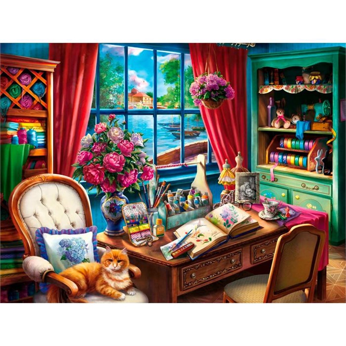 Пазл 2000 ТВОРЧЕСКОЕ НАСТРОЕНИЕ Ф2000-6987 935-559