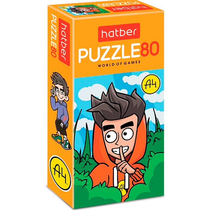 Пазл 80 Влад А4 80ПЗ5_32350 Hatber 935-661