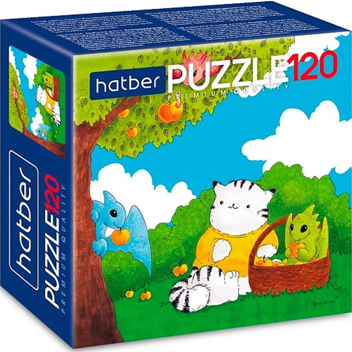 Пазл 120 эл. Приключения кота Пирожка 120ПЗ5_29249 Hatber. 935-378