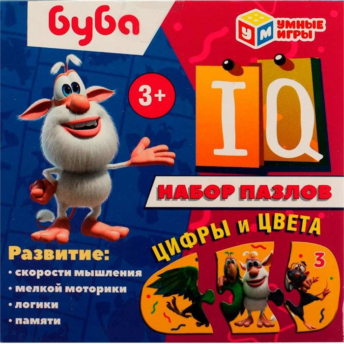 Пазл IQ Буба Цифры и цвета 4650250506669 /24/ 934-817