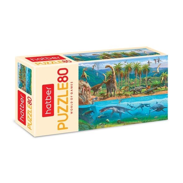Пазл 80 эл. Эра эинозавров 18921 Hatber 732-778