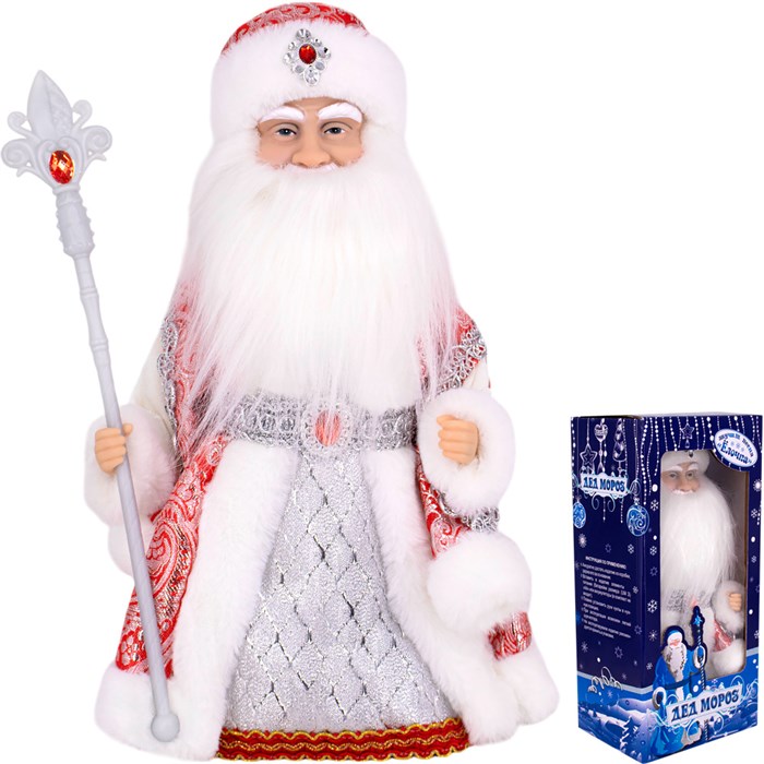 Дед Мороз 30см муз. 141V-545 русс.озв. 151-864