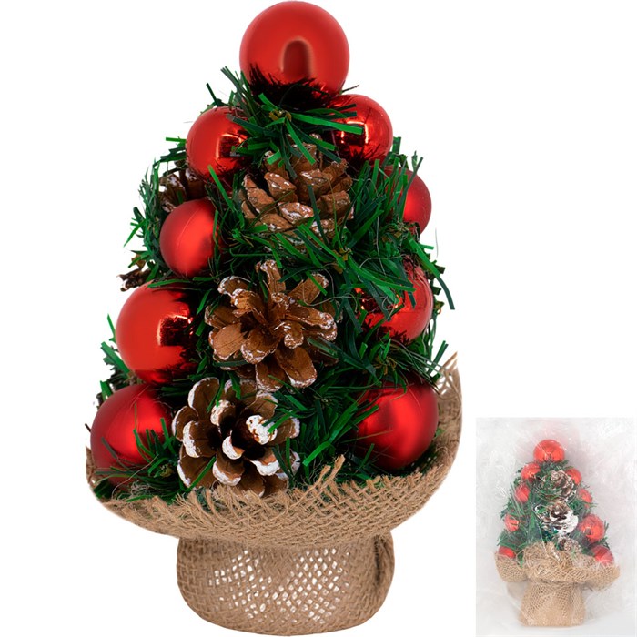 Елка 20см с украшениями FG250327435C 752-289