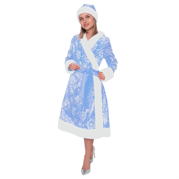 Карнавальный костюм Снегурочка Дарина взр. р. 164-46 /Пуговка/ 750-489