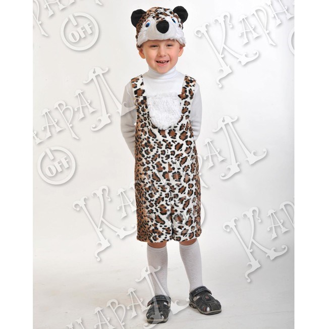 Карнавальный костюм Леопардик К р.92-122 /плюш/ 451-384