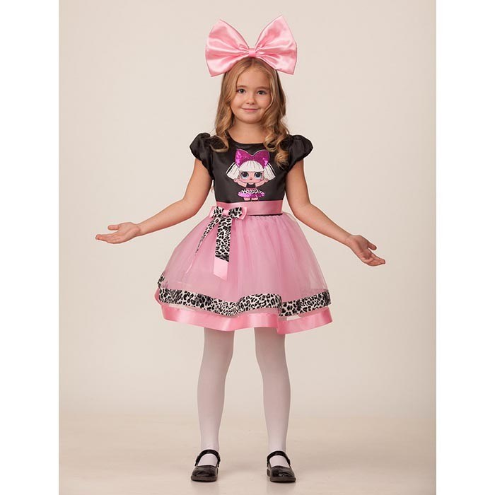 Карнавальный костюм Прекрасная Дива р.104-52 /текстиль/Батик/ 652-474