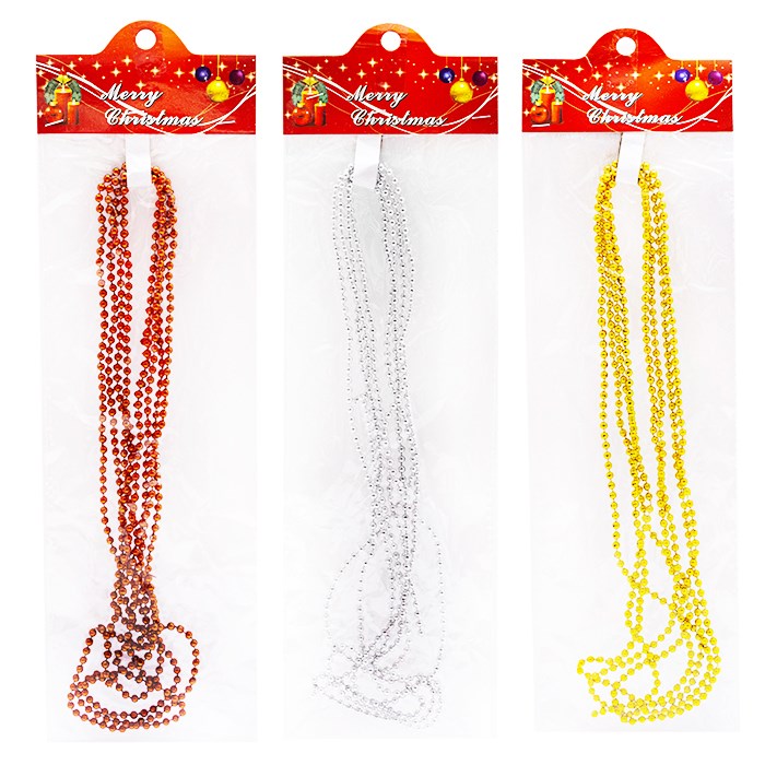 Бусы 2,7 м. 4мм. 141-674S СТОК 750-235