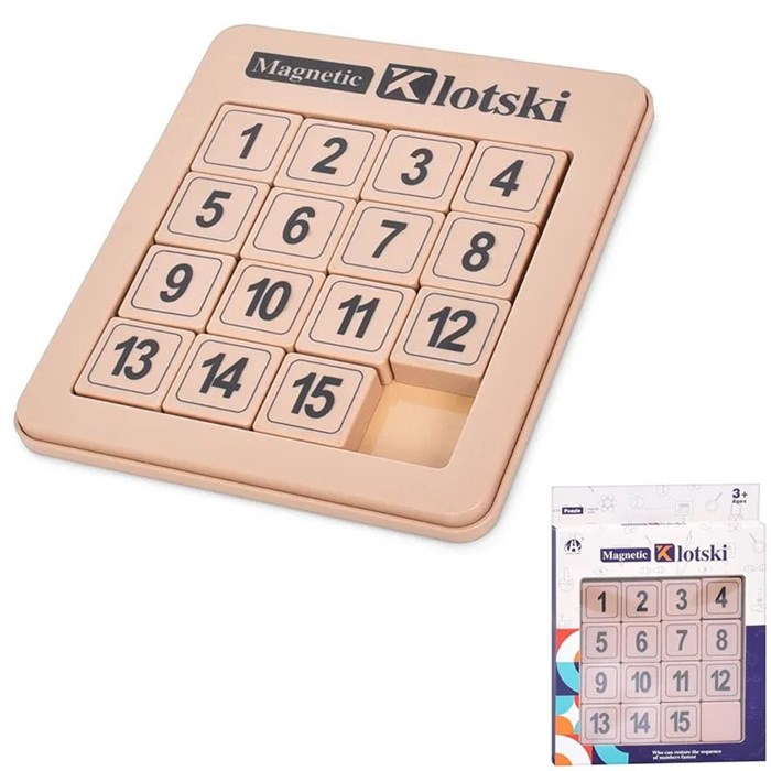 Логическая игрушка CH1123 Пятнашки в кор. 312-930