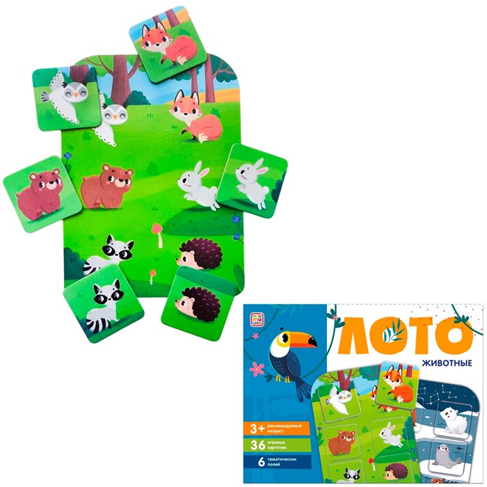 Лото. Животные 4655752645755 810-652