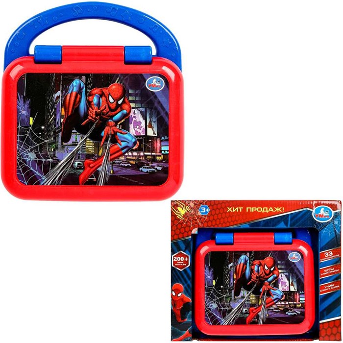 Компьютер с led- экраном ЧЕЛОВЕК-ПАУК Умка HT1176-R7 810-407