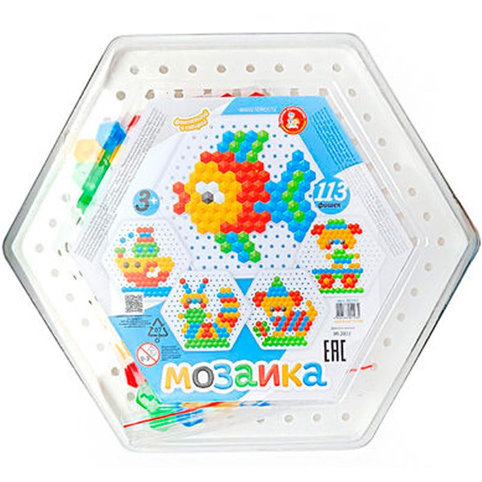 Мозаика шестигранная Рыбка 113 эл 02193 712-896