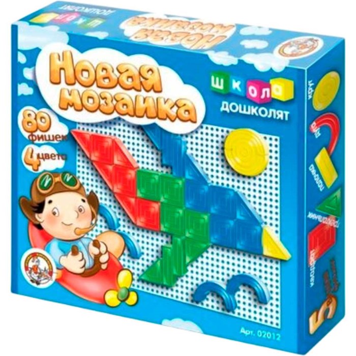 Мозаика 4 цвета 80 фишек 02012 310-026