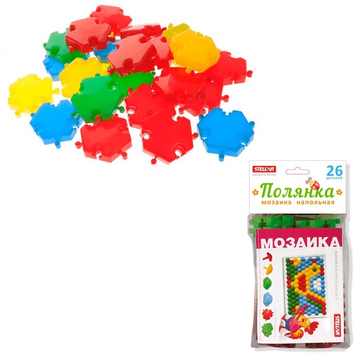 Мозаика d 60мм полянка 26 дет 01056 Стеллар /24/ 310-848