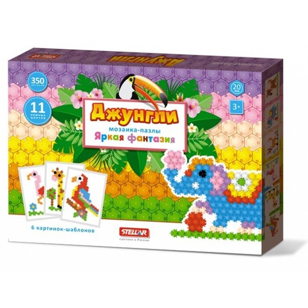 Мозаика пазл Яркая фантазия Джунгли 01080 Стеллар /12/ 612-929