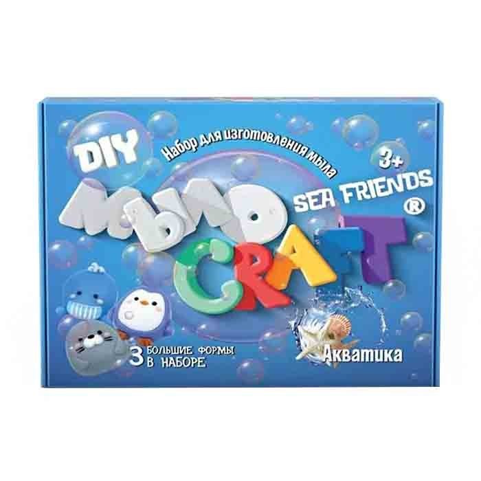 Набор для опытов и экспериментов.Юный химик Мыло Craft.Sea friends.Акватика 894 711-872