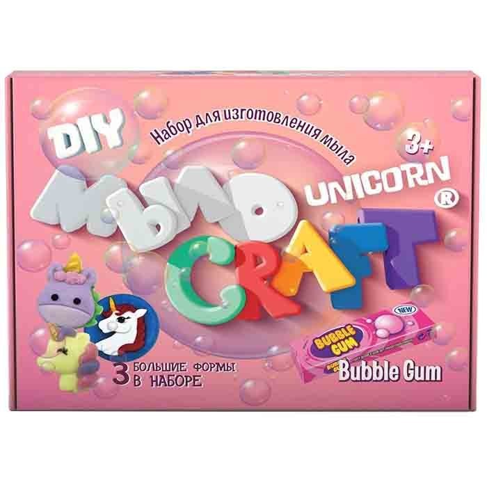 Набор для опытов и экспериментов.Юный химик Мыло Craft.Unicorn.Бабл Гам 891 711-870