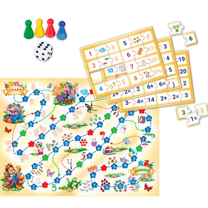 Игра Умный малыш 5 в 1.Изучаем Цифры и счет ИН-9391 312-940