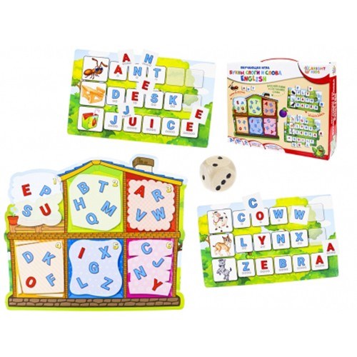Игра Обучающая Буквы,слоги и слова English ИН-7632 BRIGHT KIDS 733-953