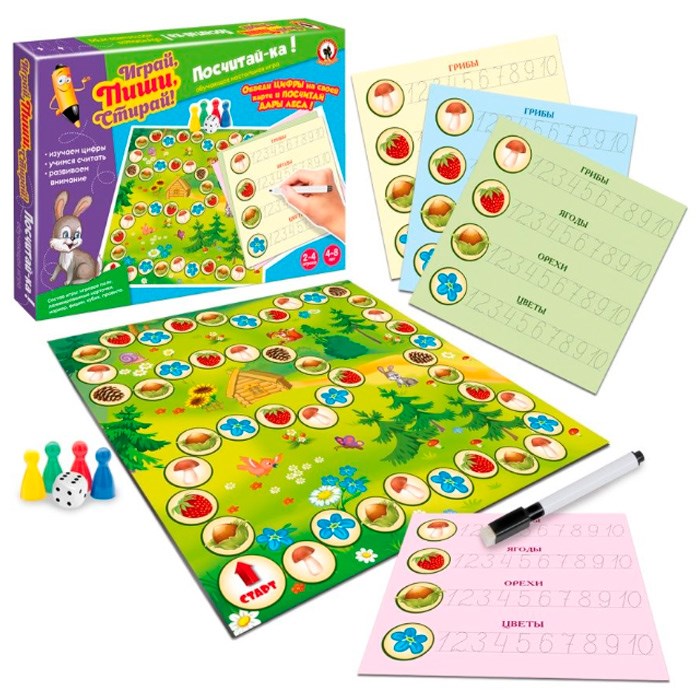 Игра Пиши-стирай.Посчитай-ка! 02663 712-409