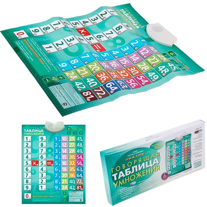 Электронный плакат Таблица Умножения PL-03-UM /20/ 111-580