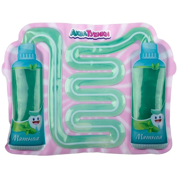 Игрушка антистресс Акватубики Зубная паста Мятная переливайка Т25810 1toy 148-945