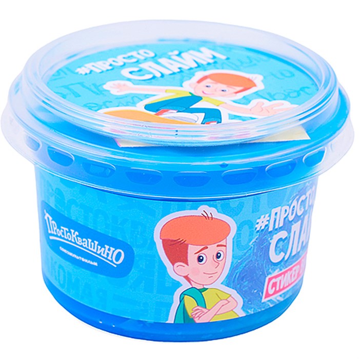 Лизун Slime Простоквашино синий 100 гр SLM341 148-825
