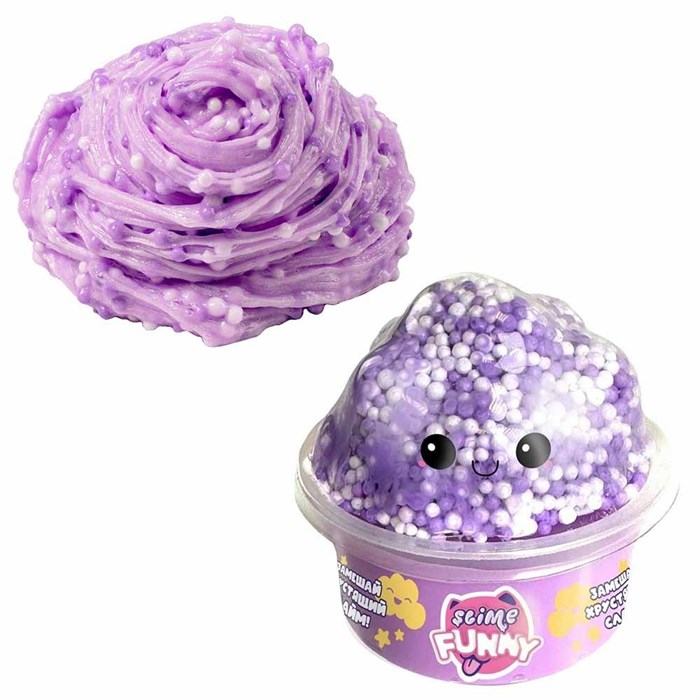 Лизун Funny Slime слайм с вложениями Облачко SLM102 148-545