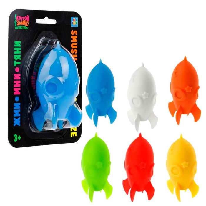 Игрушка Крутой замес ракета 11*5cm, 6цв в асс. 1Toy Т23233 547-922