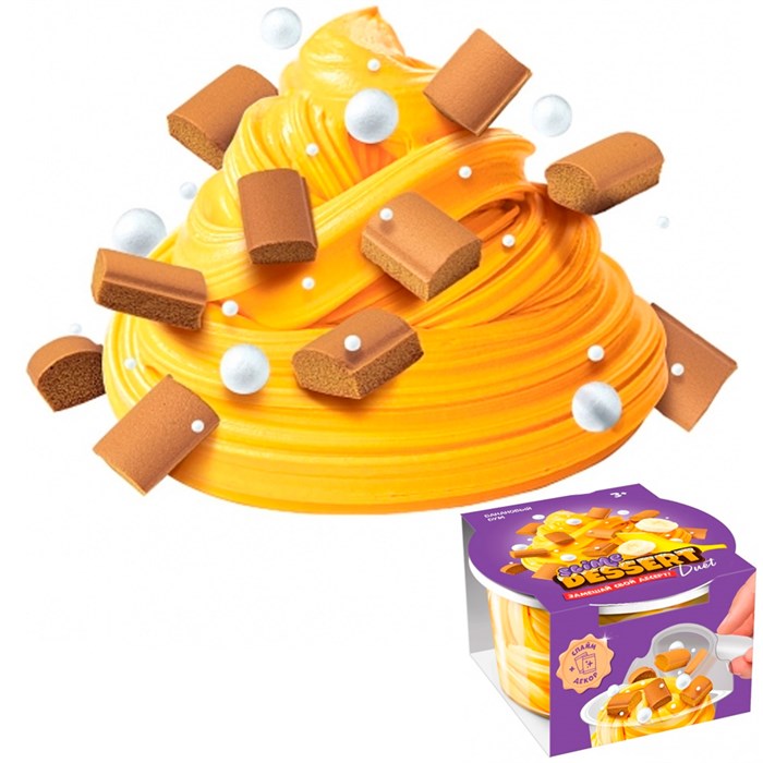 Лизун Slime Slime dessert DUET банановый бум SLM044 547-813