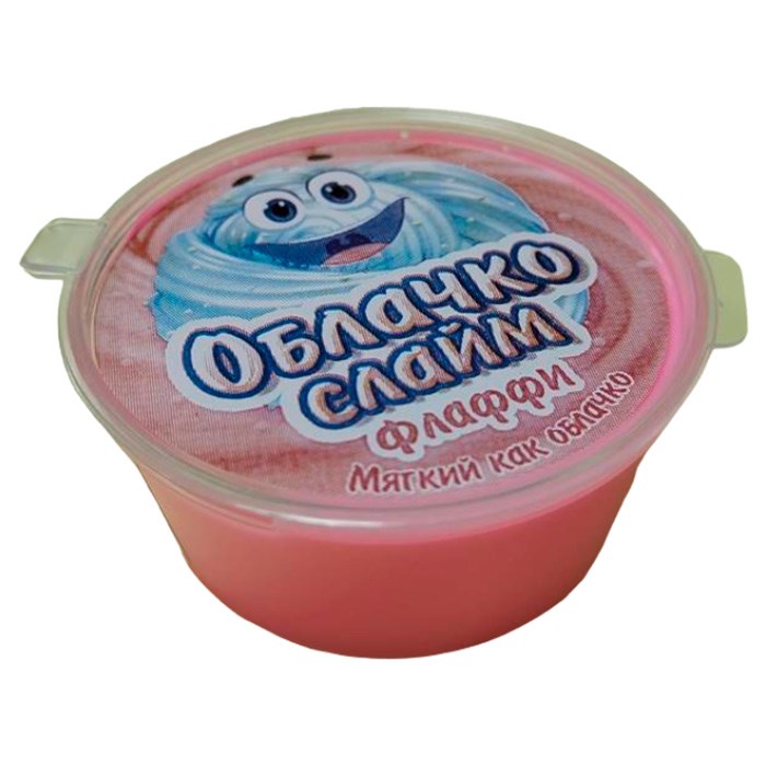 Слайм Прихлоп 50 мл 37,5 гр Облачко розовый 00505 547-762