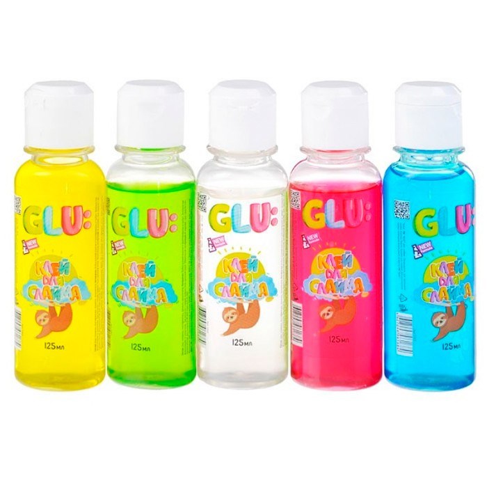 Клей для слайма Glu 125 мл в ассортименте 1002 449-844