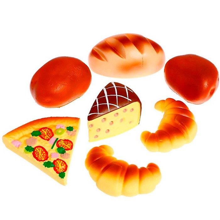 Набор резиновых игрушек Пекарня 7 предметов СИ-311 149-267