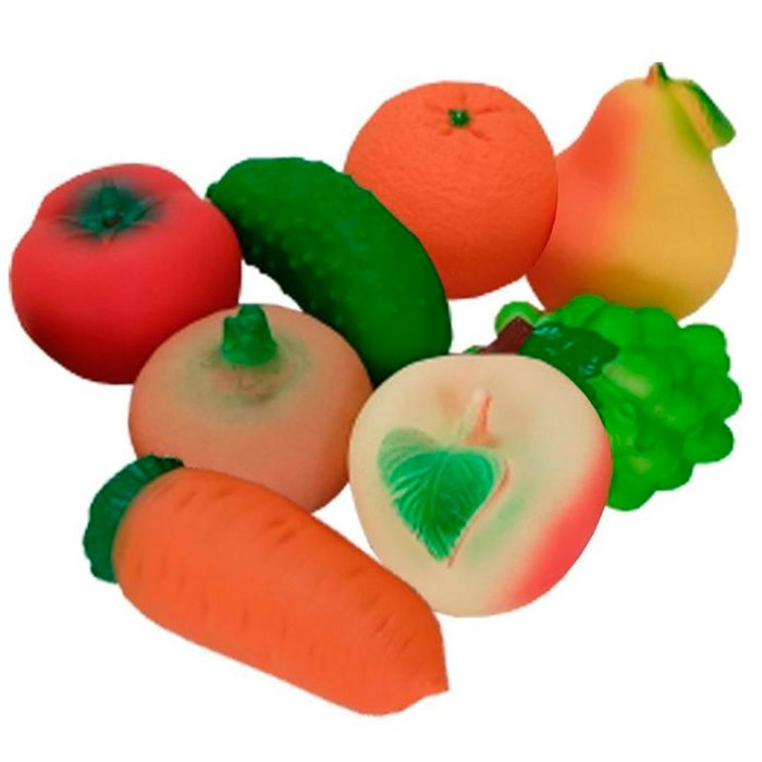 Резиновый Набор овощей и фруктов С-1670 /6/ 149-255