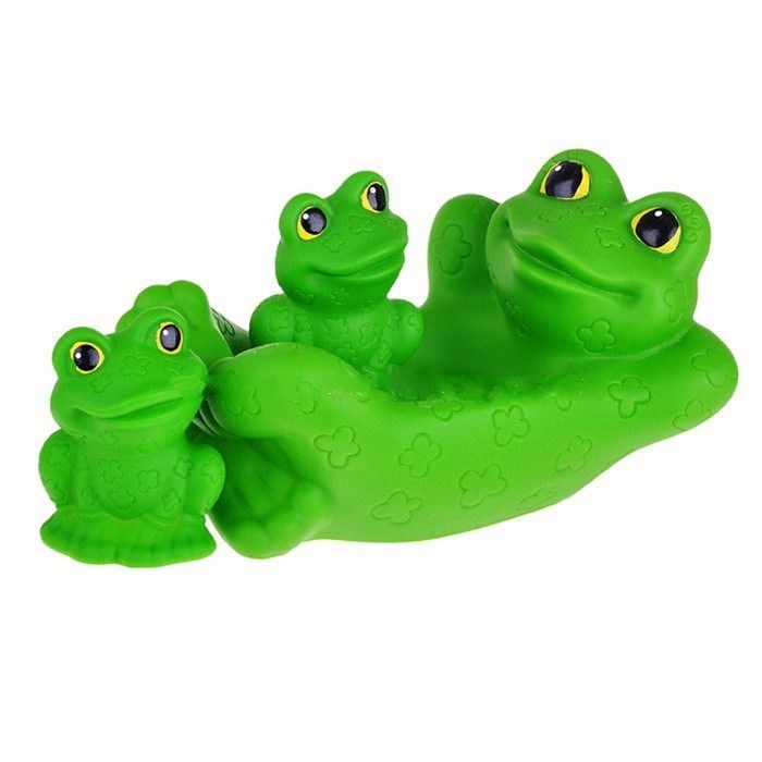 Резиновая игрушка Лягушка с лягушатами С-715 Огонек /12/ 147-251