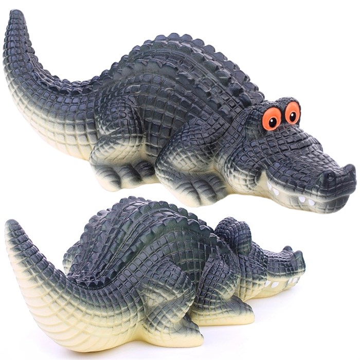 Резиновая игрушка Крокодил Кирилл С-840 Огонек /8/ 147-508