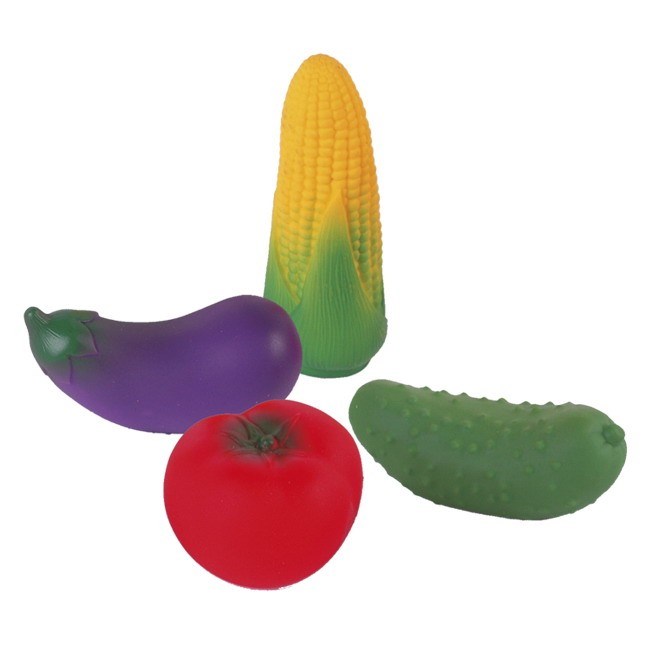Набор резиновых игрушек Овощи мини С-1374 Огонек /6/ 448-573
